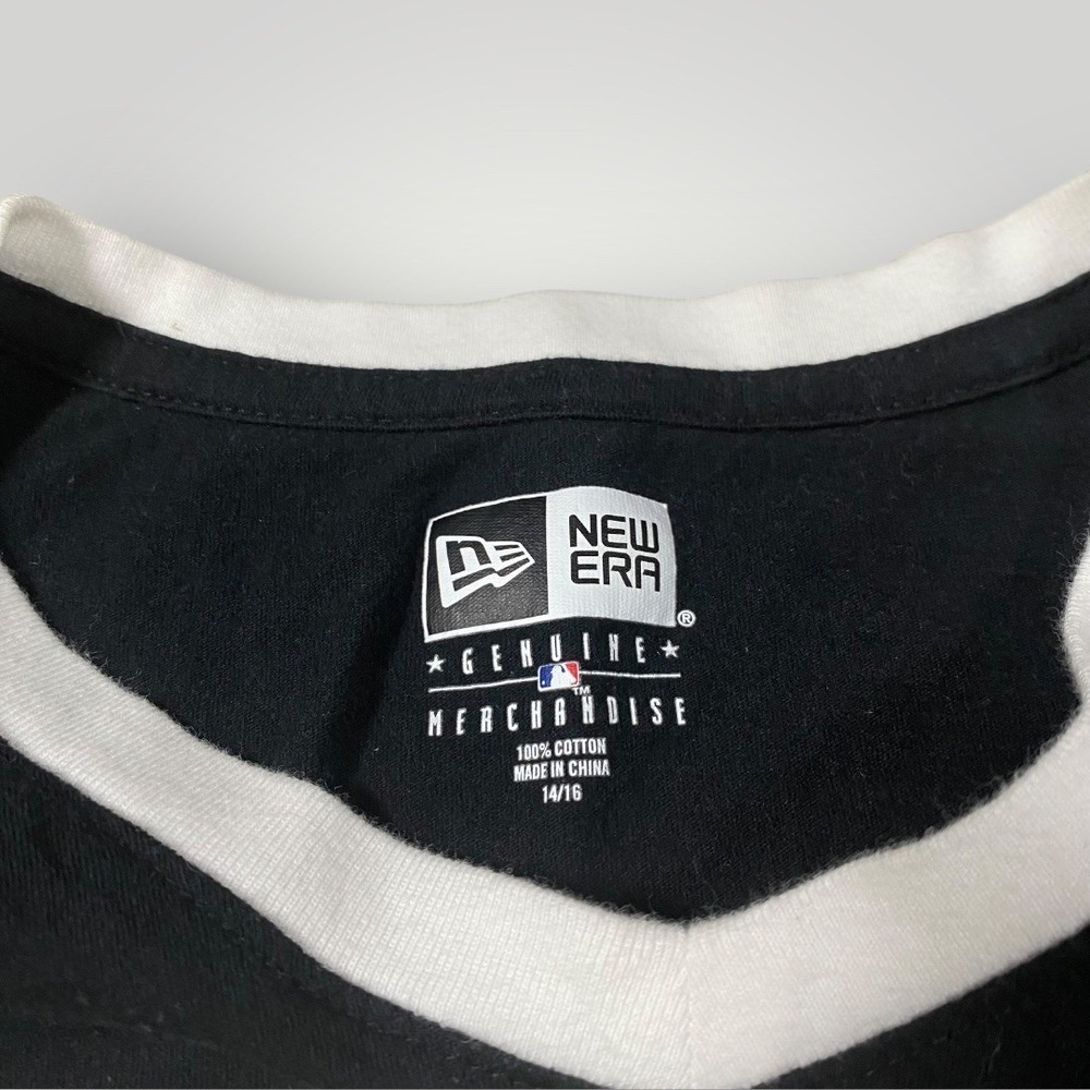 Kids Pittsburgh Pirates New Era Black T-Shirt Size 14/16 Baseball MLB - Picture 5 of 6